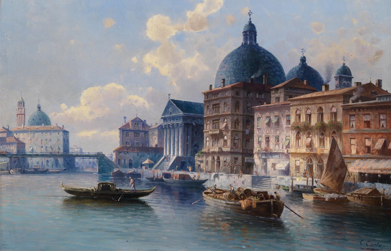 Chiesa San Simeone in Venice av Karl Kaufmann