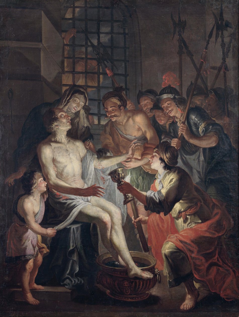 Der Tod Senecas av Circle of Matthias Stom