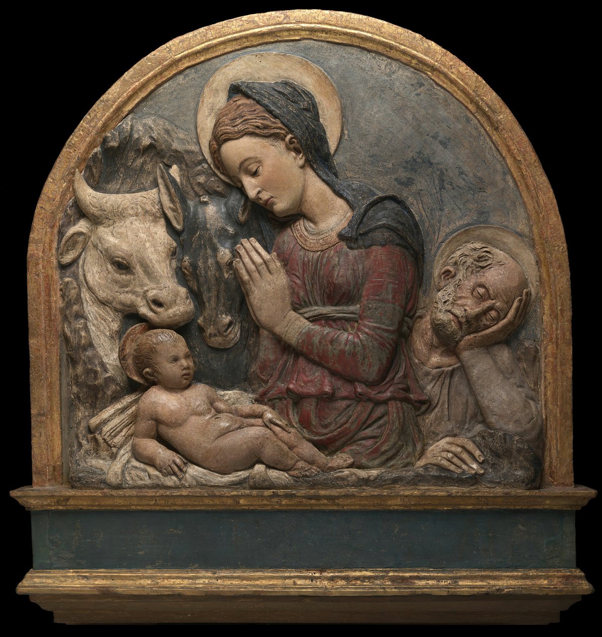 Födelsekyrkan, c. 1465. av Circle of Donatello