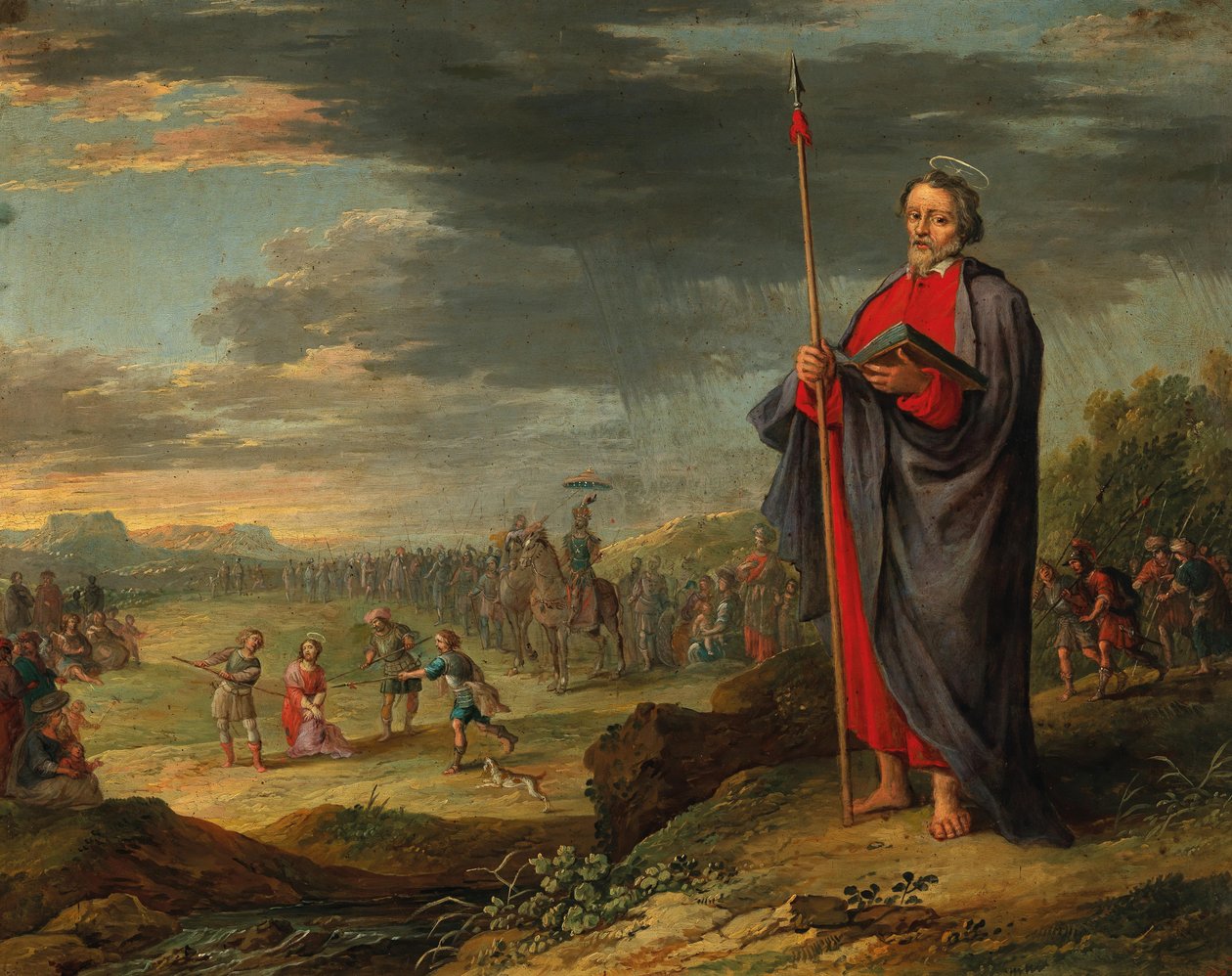 Frans Francken II (krets) Evangelist och hånfull Kristus av Circle of Frans Francken the Younger