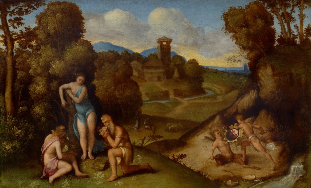 Allegori av circle of Giorgione