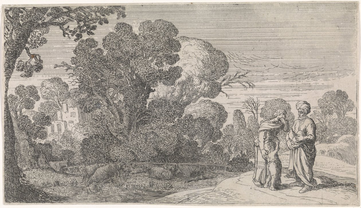 Utvisning av Hagar och Ismael History of Abraham (serietitel) av Claes Moeyaert