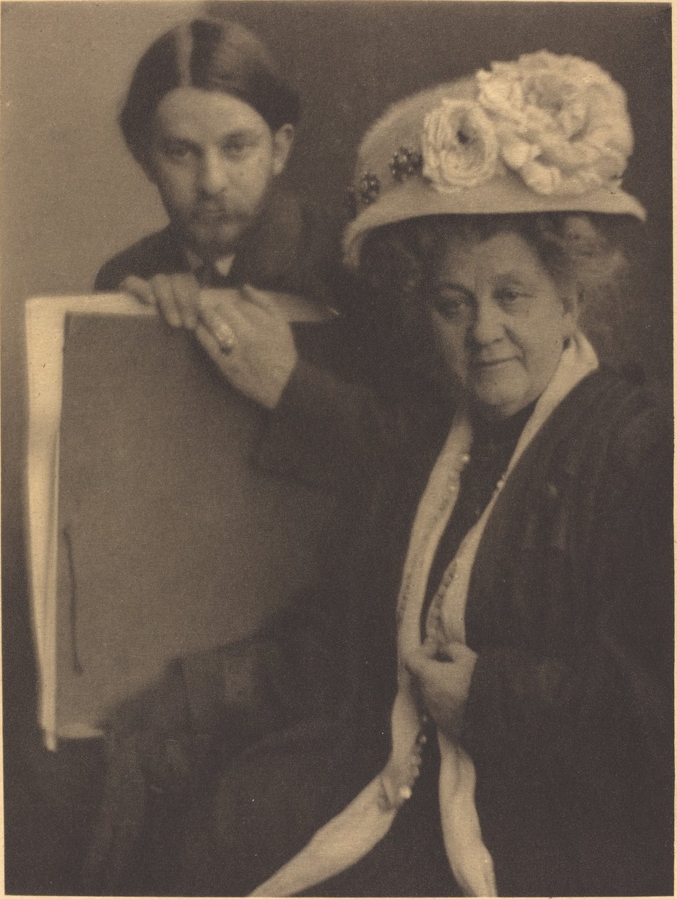Alvin Langdon Coburn och hans mor av Clarence H. White