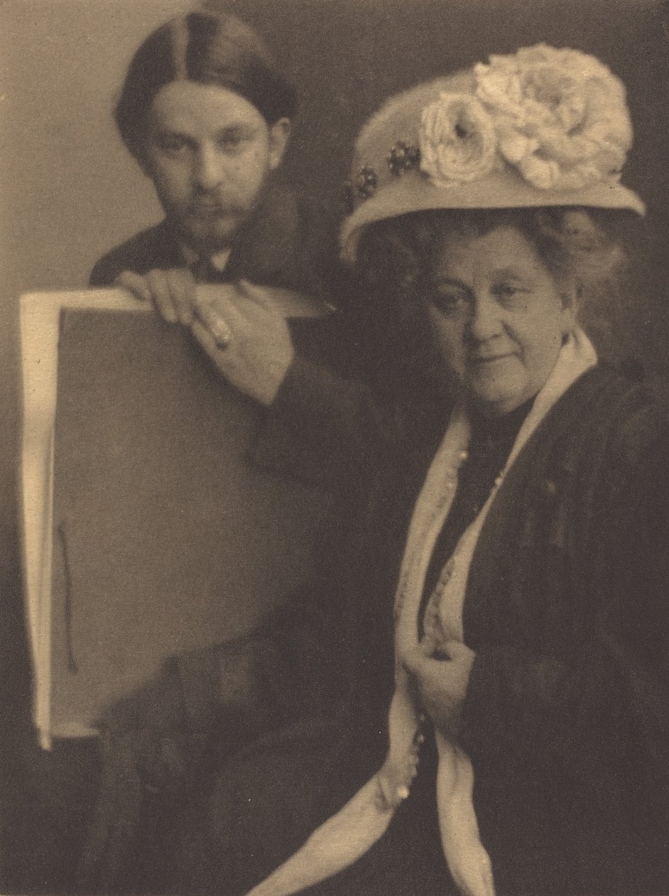 Alvin Langdon Coburn och hans mor, ca 1909. av Clarence H White