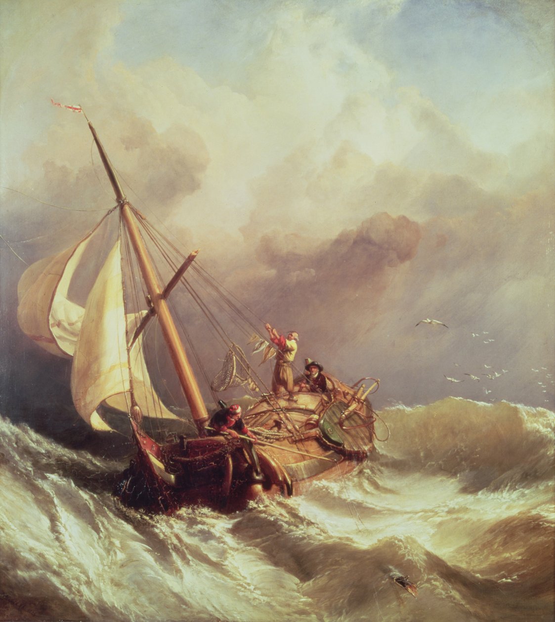 På Doggersbanken, 1846 av Clarkson Frederick Stanfield