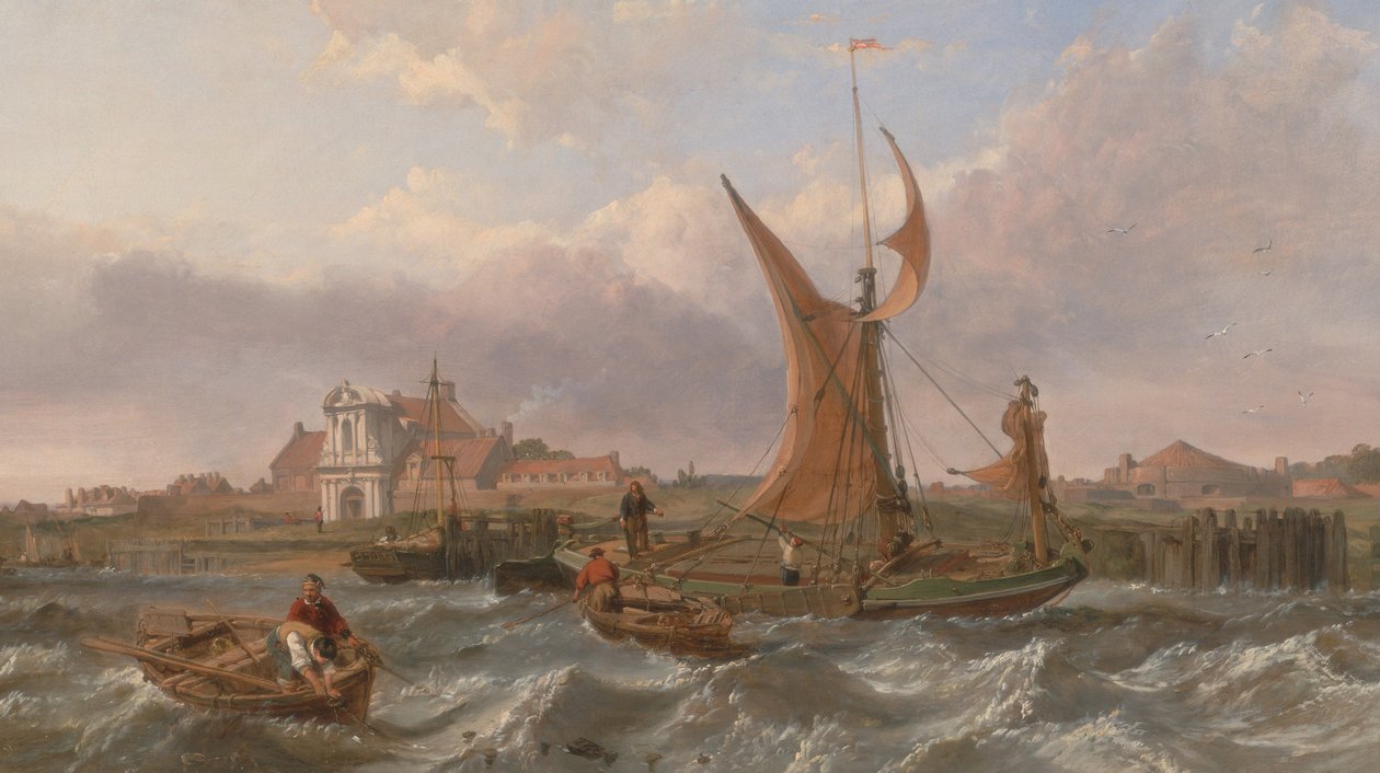 Tilbury Fort - Vind mot tidvattnet av Clarkson Frederick Stanfield
