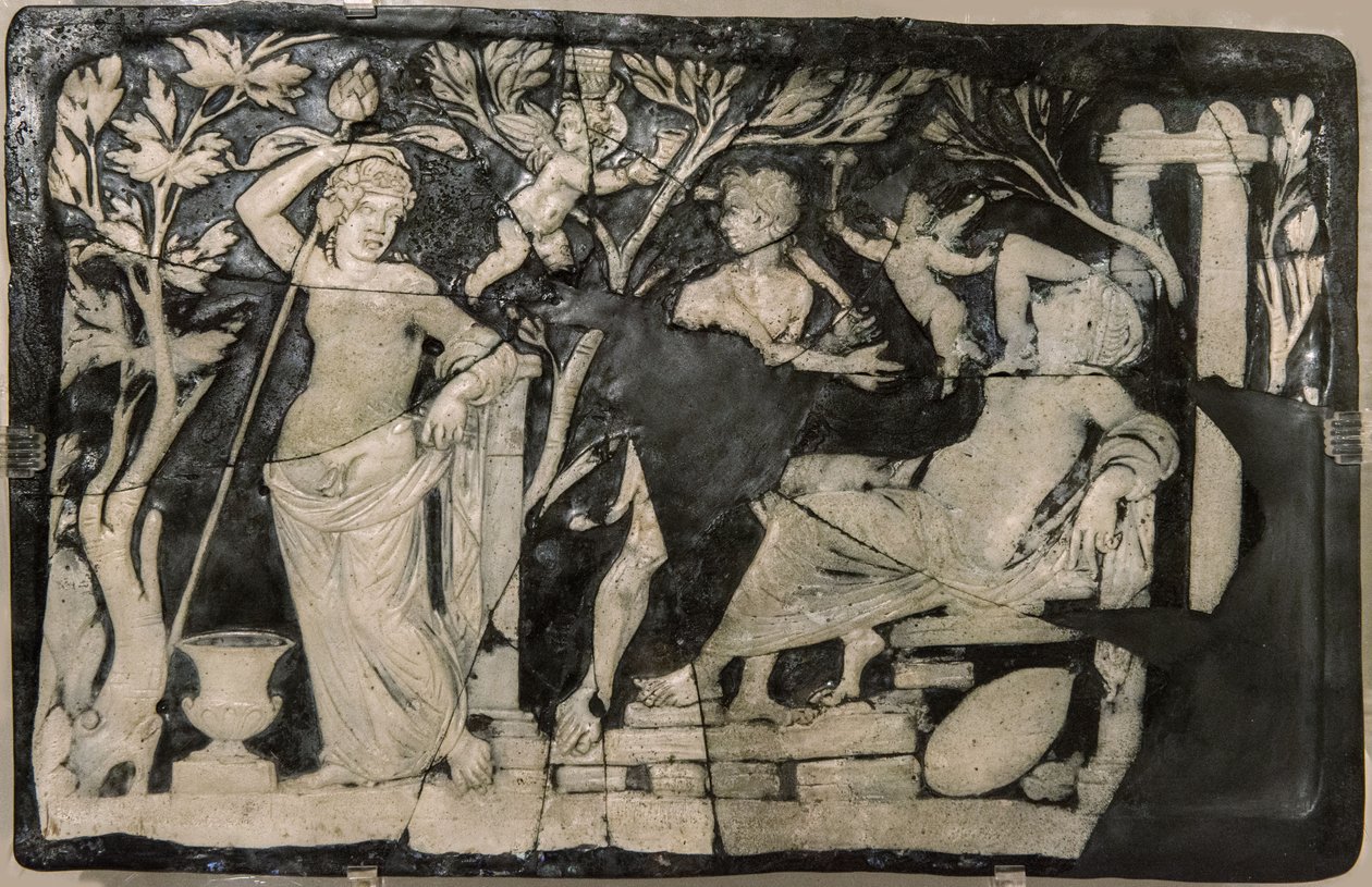 Bacchus och Ariadne Cameo, 1:a H. 1:a århundradet. AD. av Classical Antiquities.