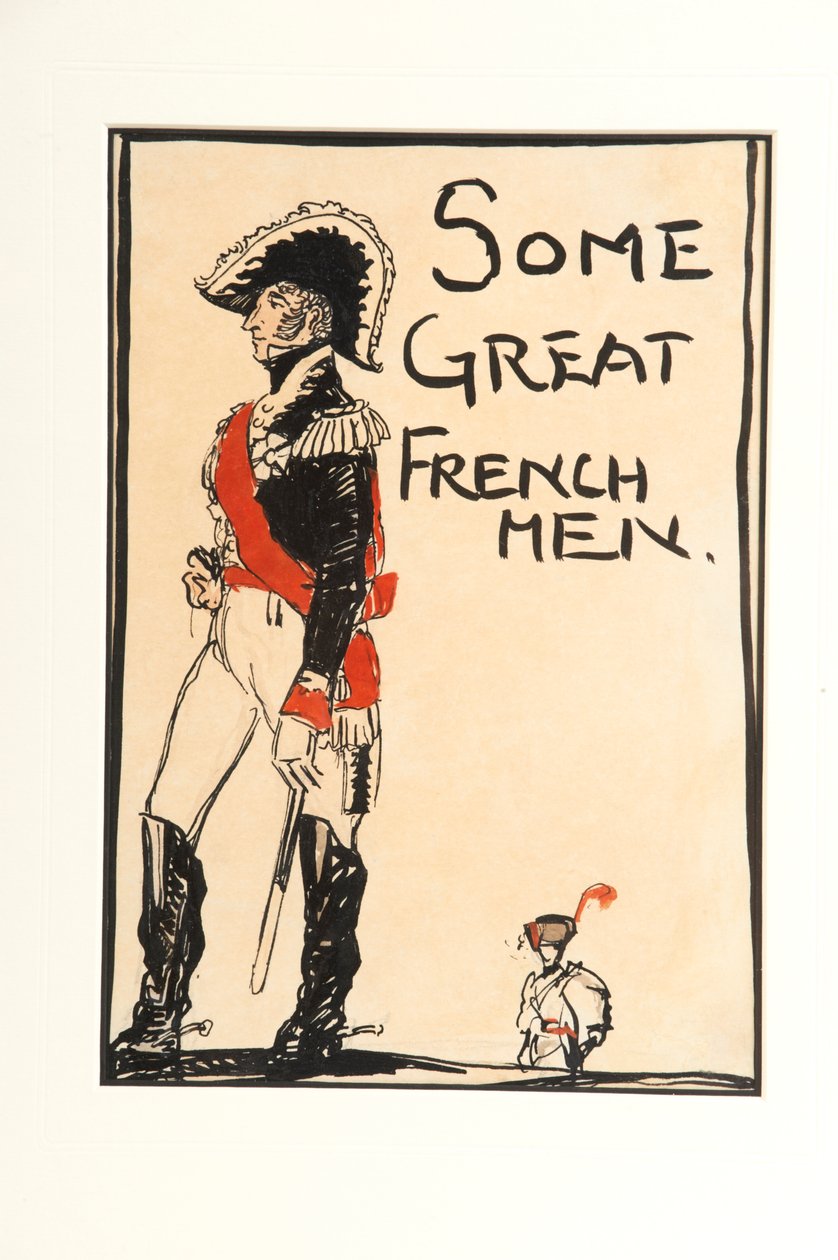 Några stora franska män, 1917 av Claud Lovat Fraser