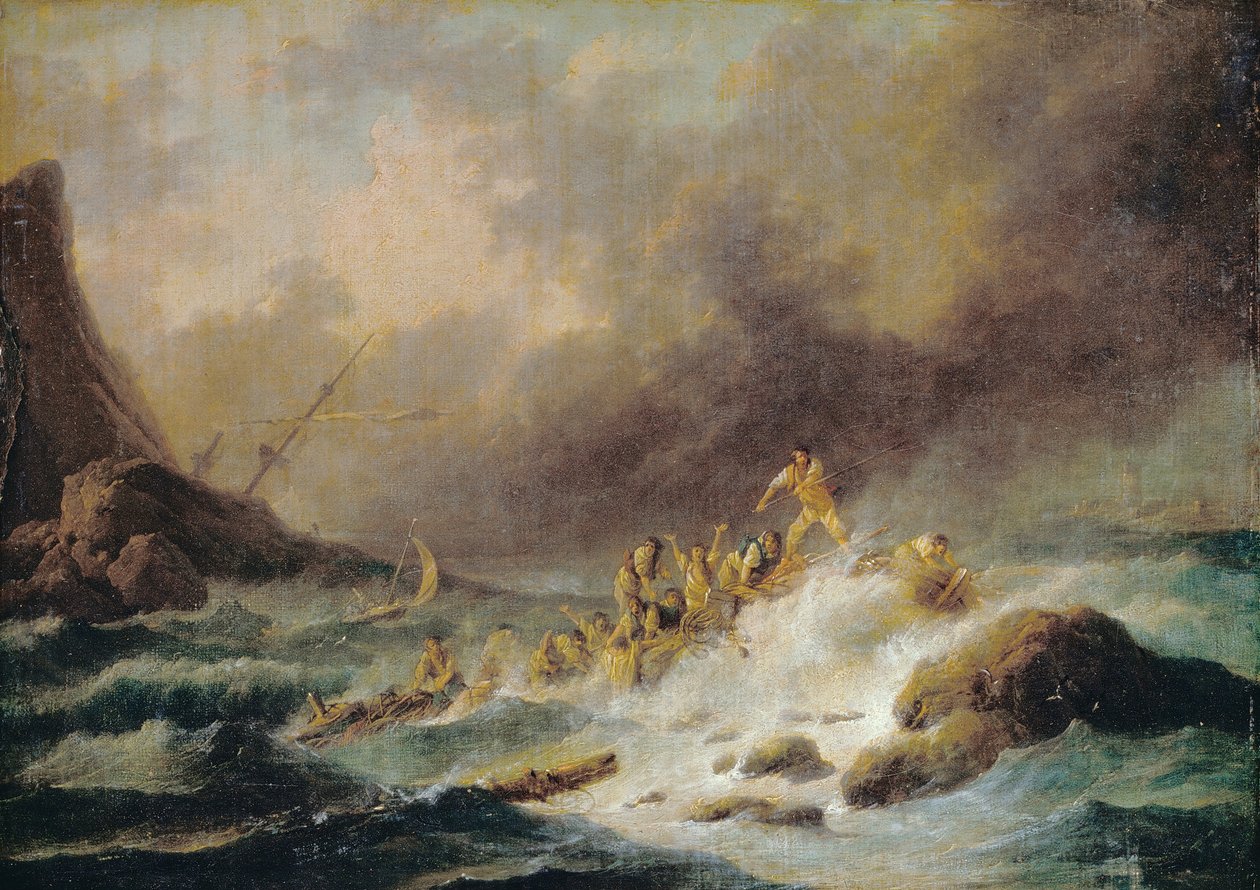 Ett skeppsbrott av Claude Joseph Vernet