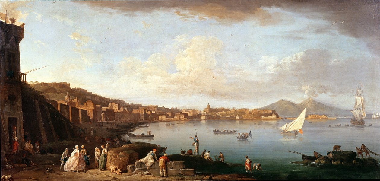 Neapelbukten från norr av Claude Joseph Vernet