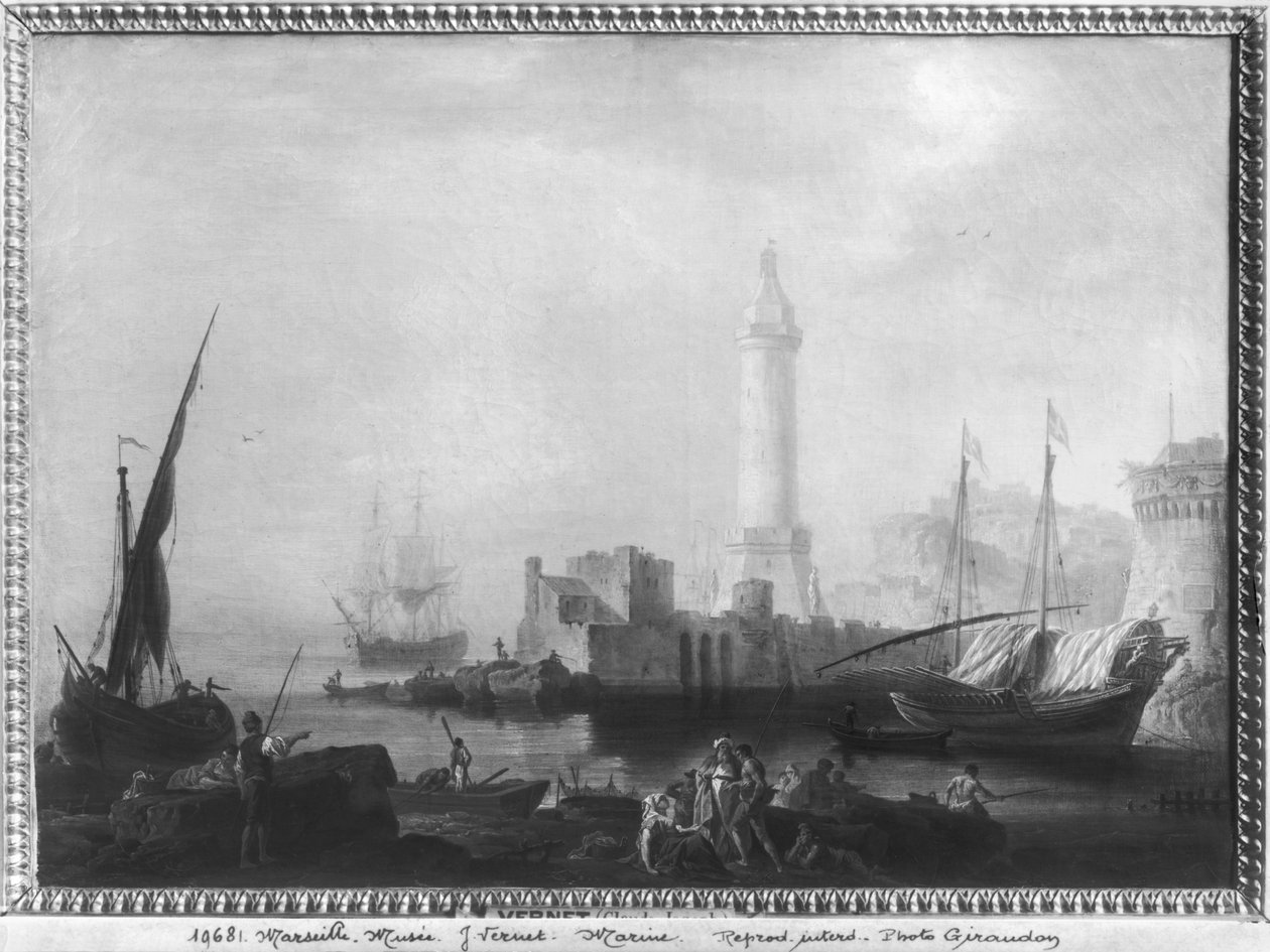 Havslandskap av Claude Joseph Vernet