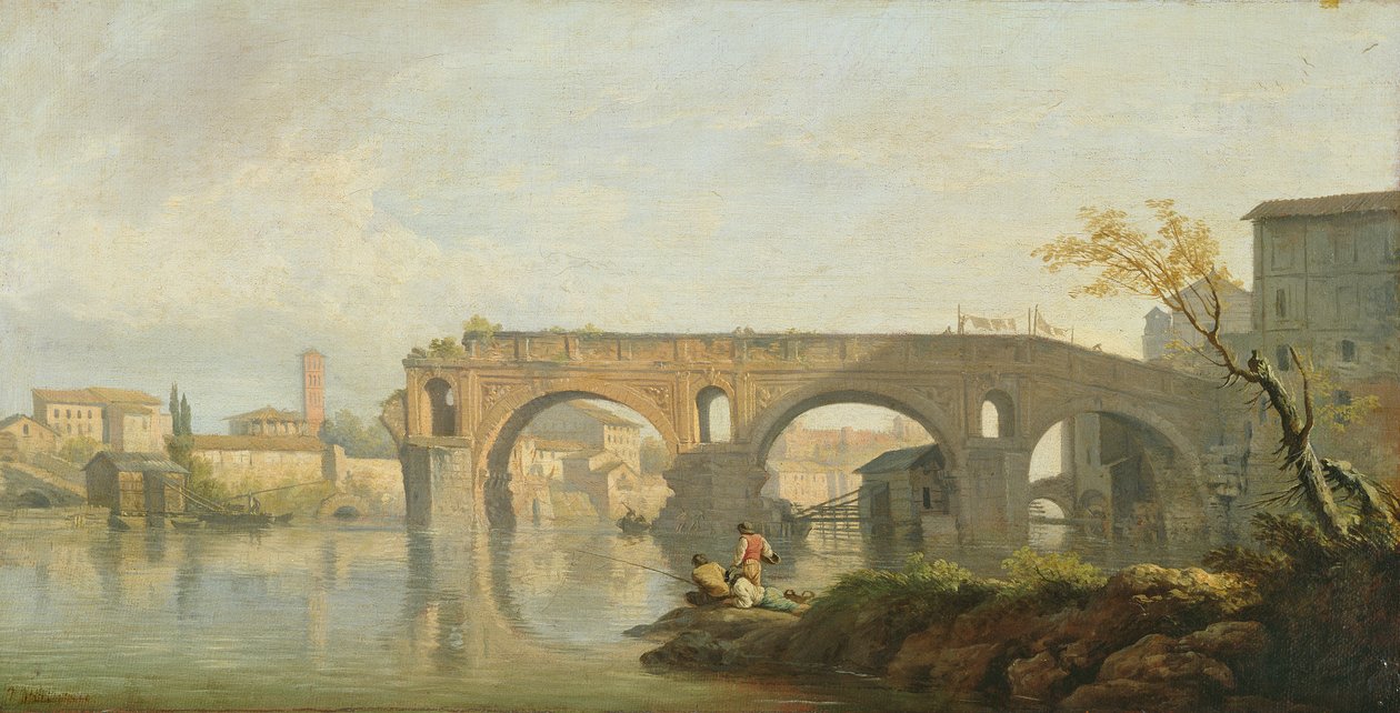 Ponte Rotto, Rom av Claude Joseph Vernet