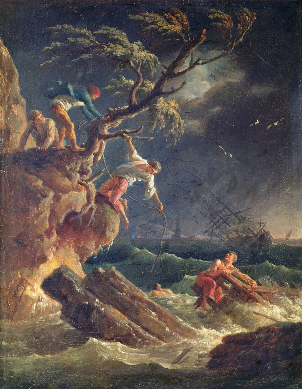 Stormen, ca 1762 av Claude Joseph Vernet
