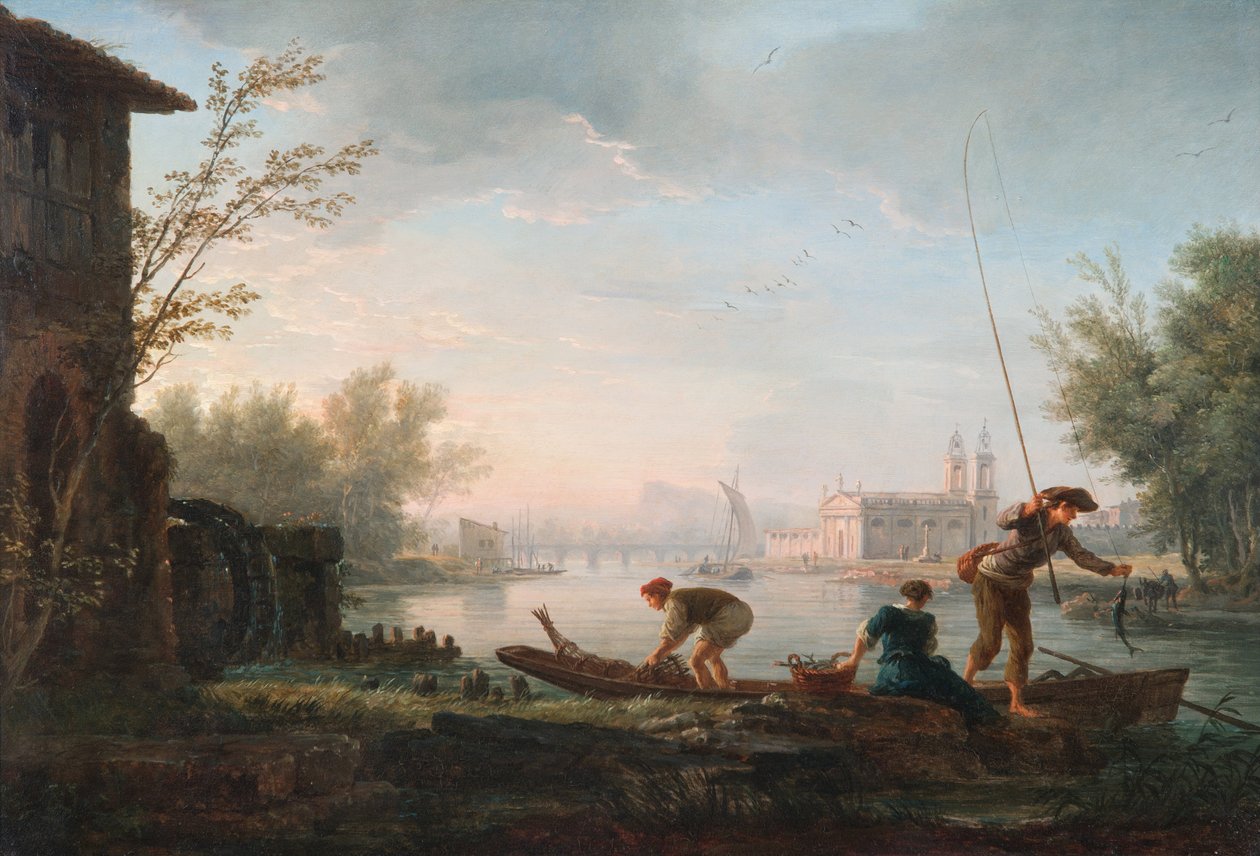 De fyra tiderna på dagen- Morgon av Claude Joseph Vernet