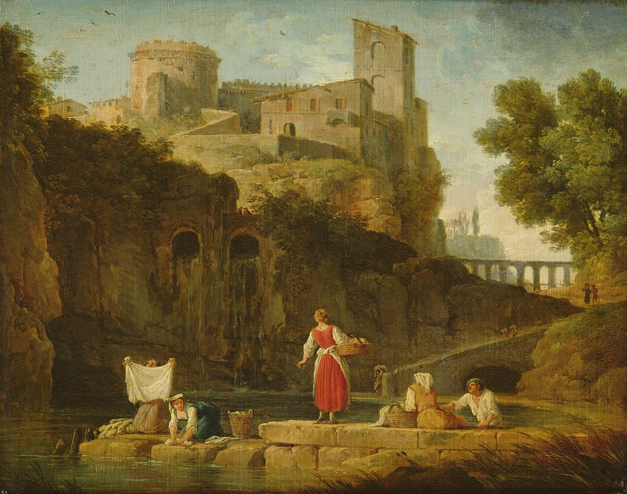 Mtazamo wa Italia swed av Claude Joseph Vernet