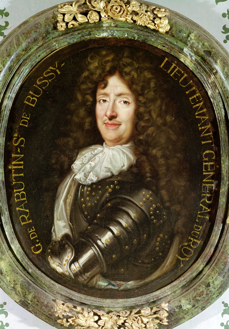 Portræt af grev Roger Bussy de Rabutin (1618-93) swed av Claude Lefebvre
