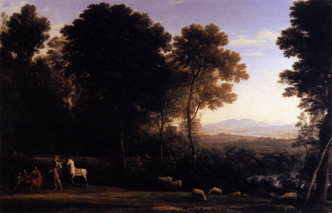 Erminia and the Shepherds av Claude Lorrain