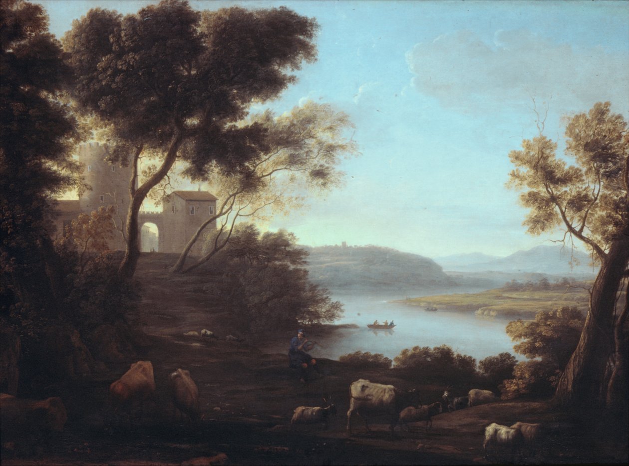 La campiña romana av Claude Lorrain