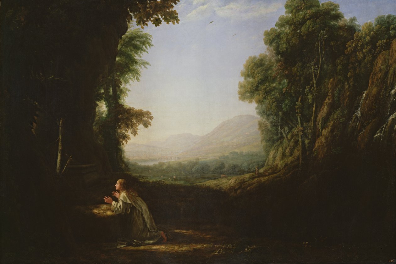 Landskap med den ångerfulla Magdalena av Claude Lorrain