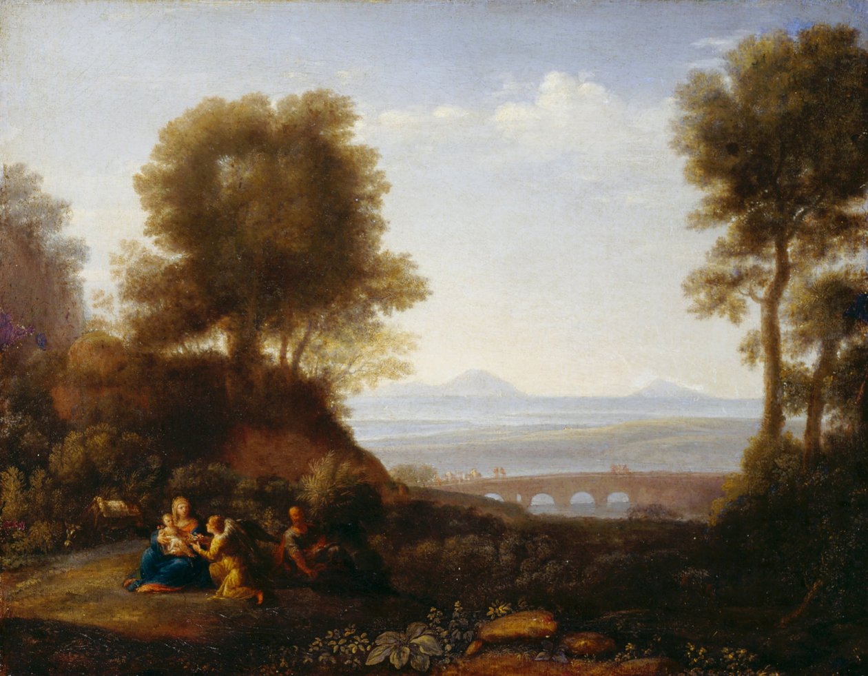 Rest on the Flight into Egypt av Claude Lorrain