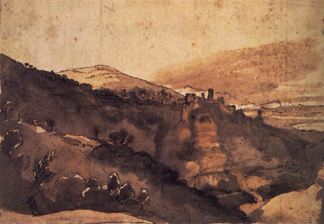 View of Tivoli av Claude Lorrain