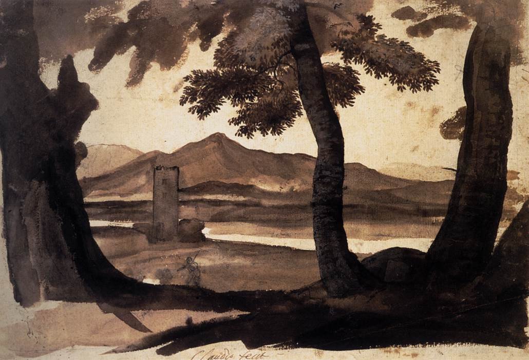 View of the Campagna av Claude Lorrain