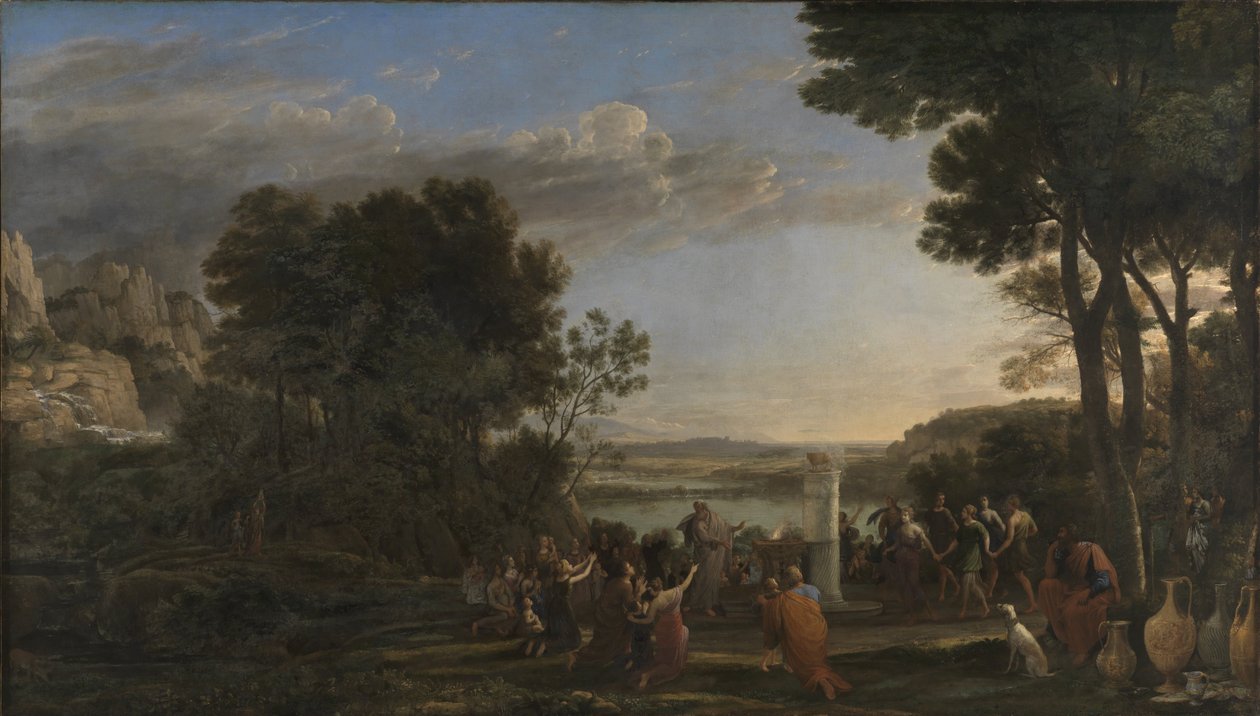 Worship of the Golden Calf  av Claude Lorrain
