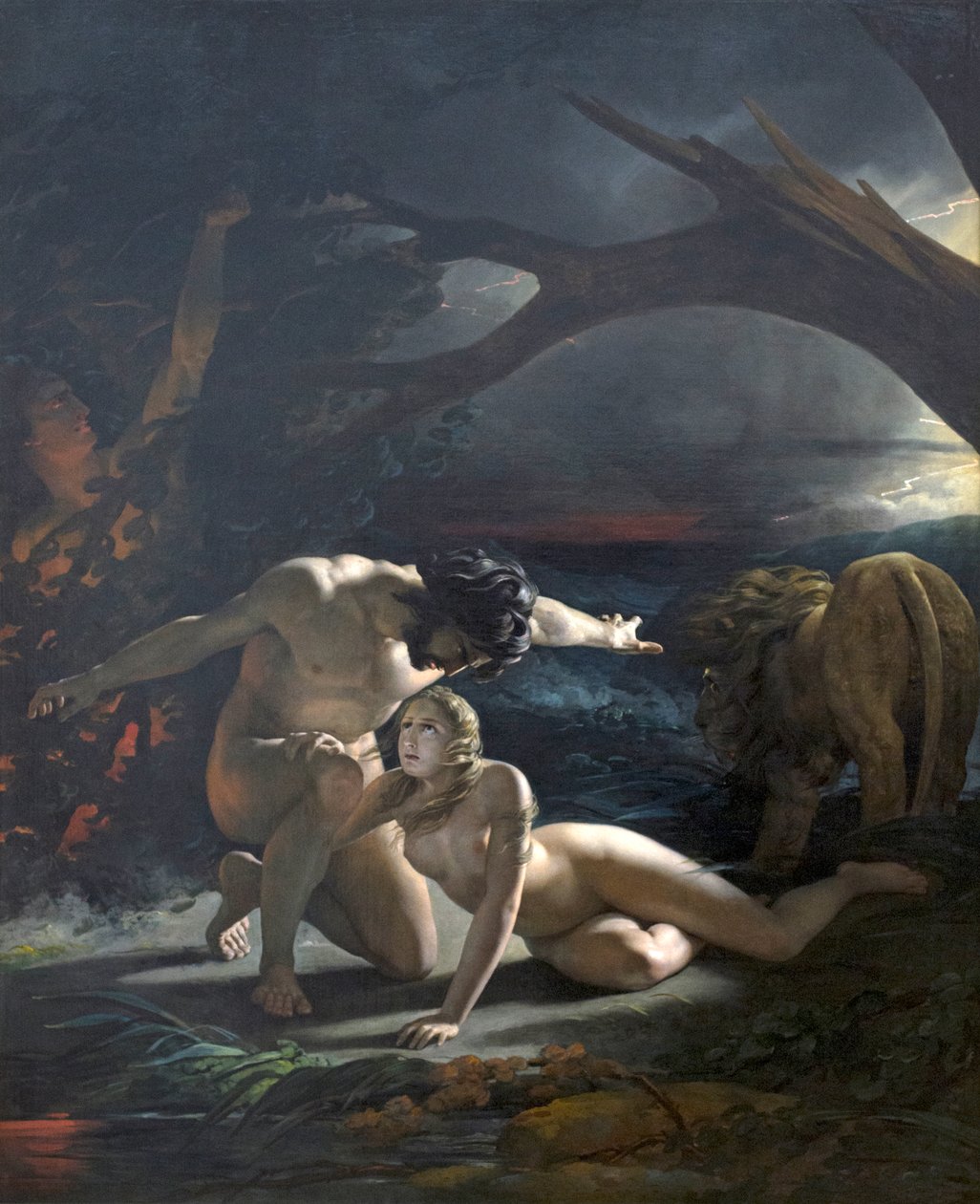 förlorade paradiset av Claude Marie Dubufe