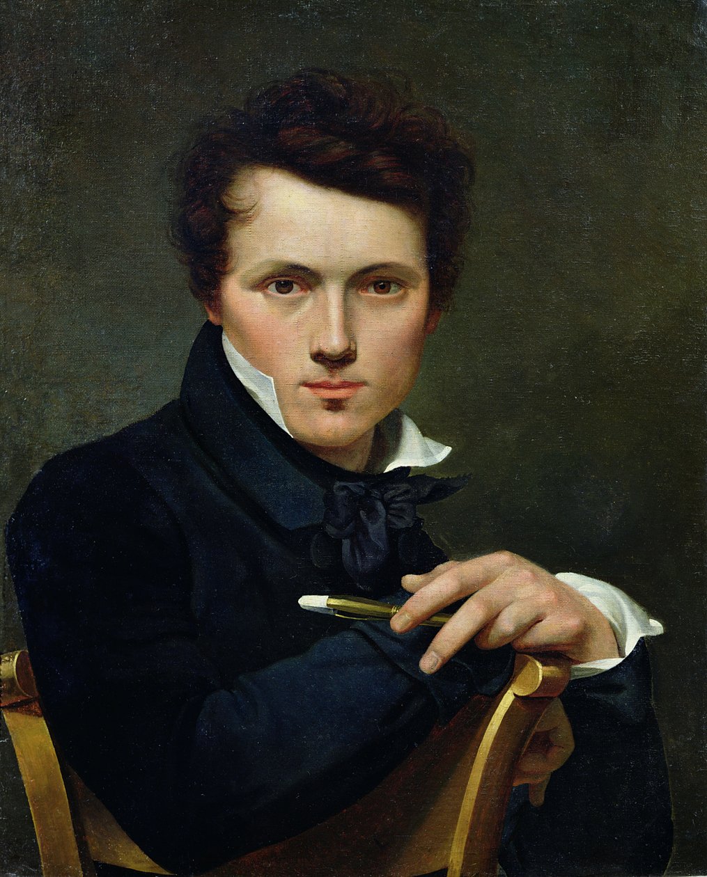 Självporträtt, ca 1818 av Claude Marie Dubufe