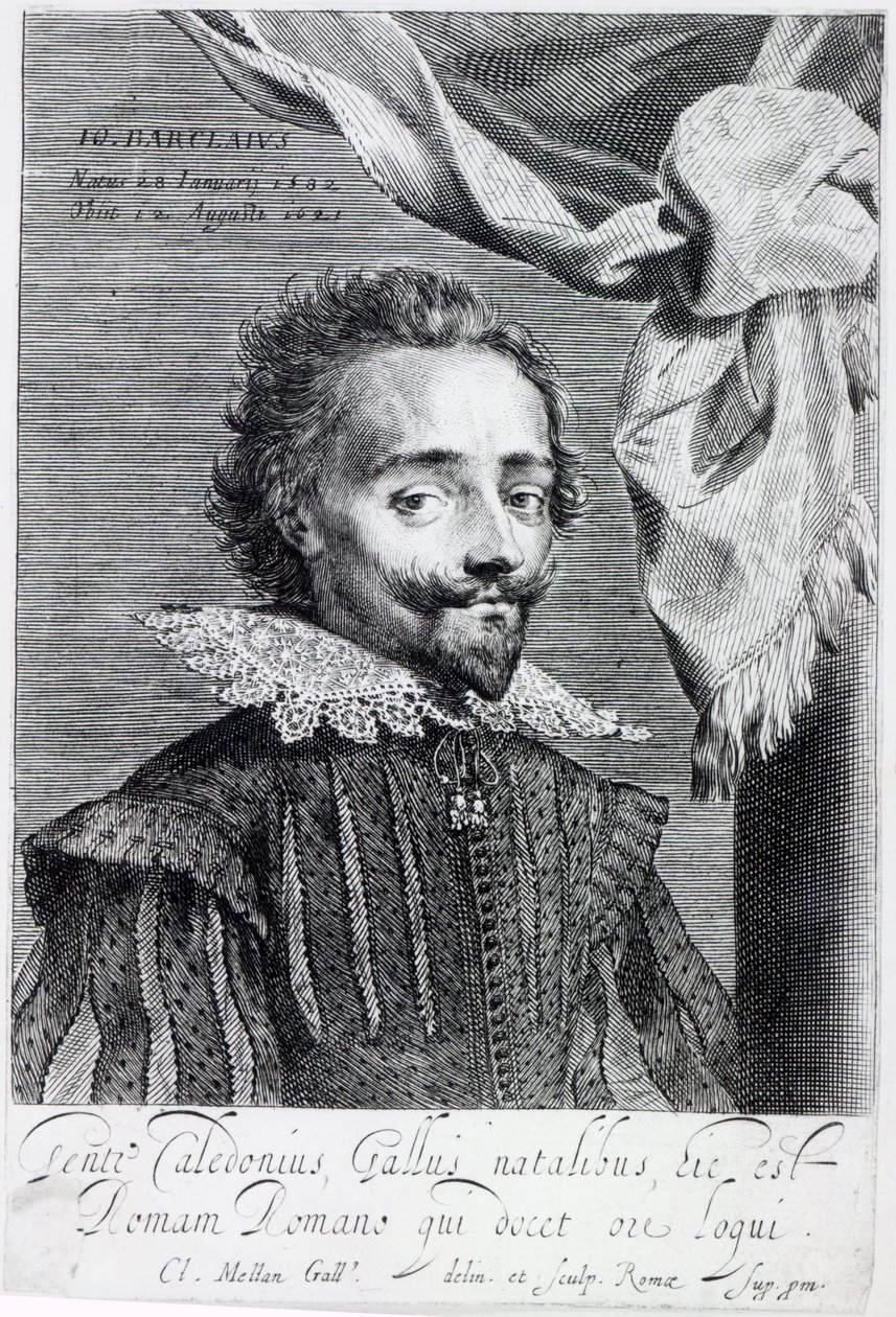 John Barclay, ca. 1623 swed av Claude Mellan