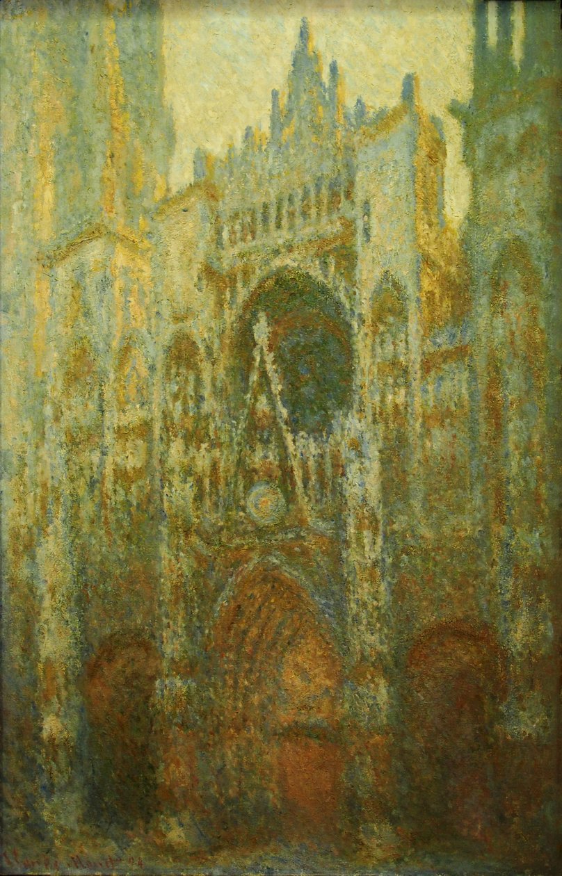  Rouen Cathedral.nFrancais : Cattedrale di RouenDeutsch: Kathedrale von Rouenn  av Claude Monet