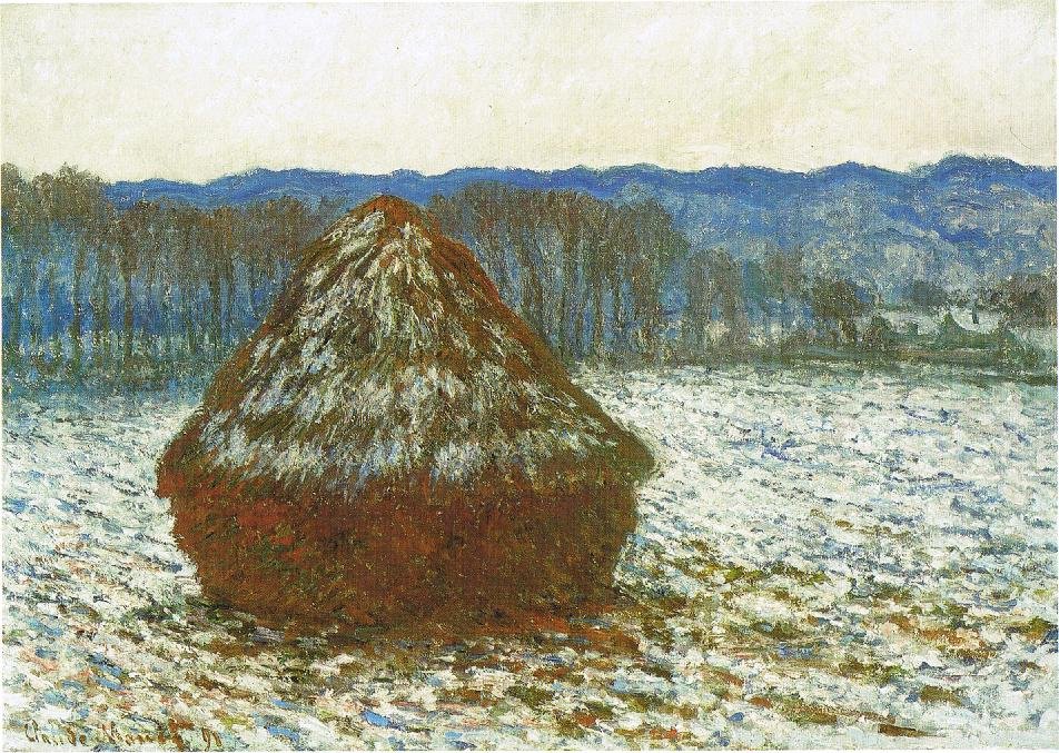  Stack of Wheatn  av Claude Monet