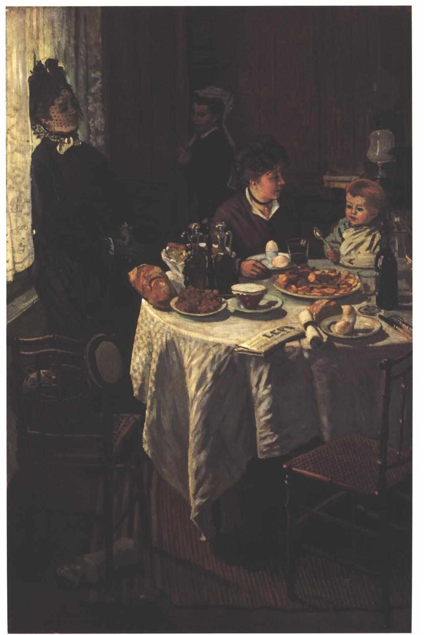  The LuncheonnDeutsch: Das FruhstucknFrancais : Le dejeunernPolski: Sniadanien  av Claude Monet