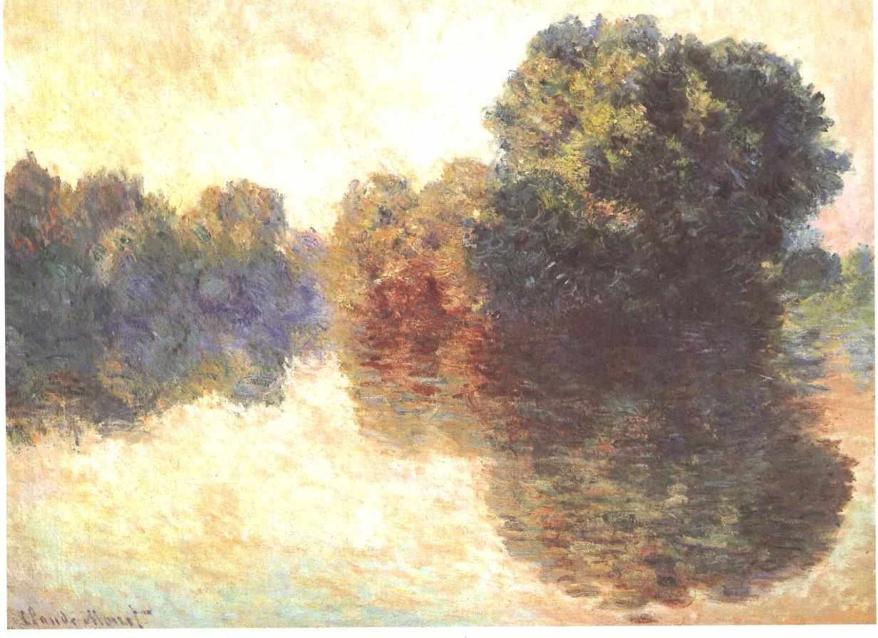  The Seine at GivernynDeutsch: Die Seine bei GivernynPolski: Sekwana w okolicach Givernyn av Claude Monet