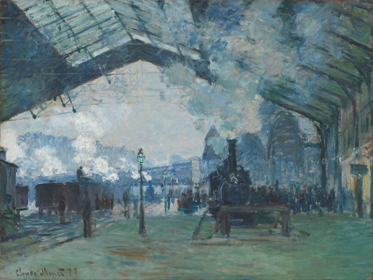 Ett havslandskap, sjöfart i månsken av Claude Monet