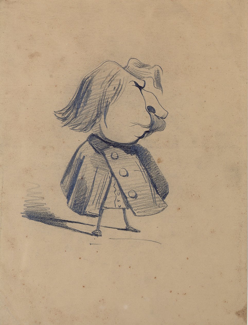 Alexandre Ursule Cellerier, kallad Felix, 1855-60 av Claude Monet
