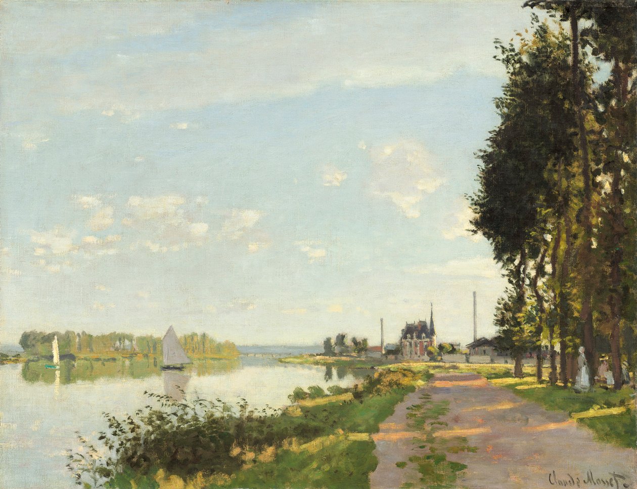Argenteuil, ca 1872 av Claude Monet