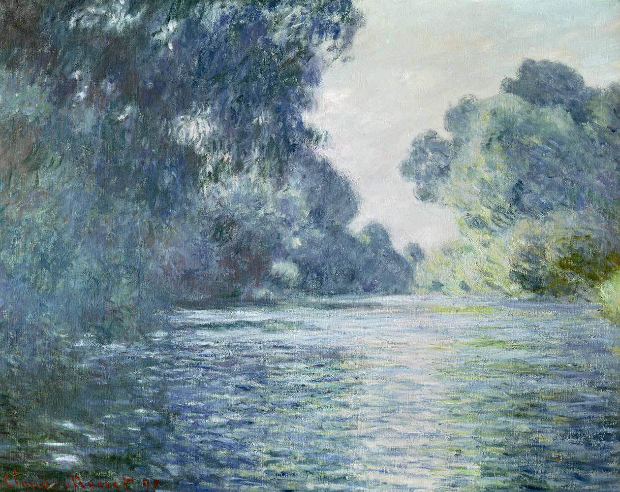 Gren af Seinen nær Giverny, 1897 swed av Claude Monet