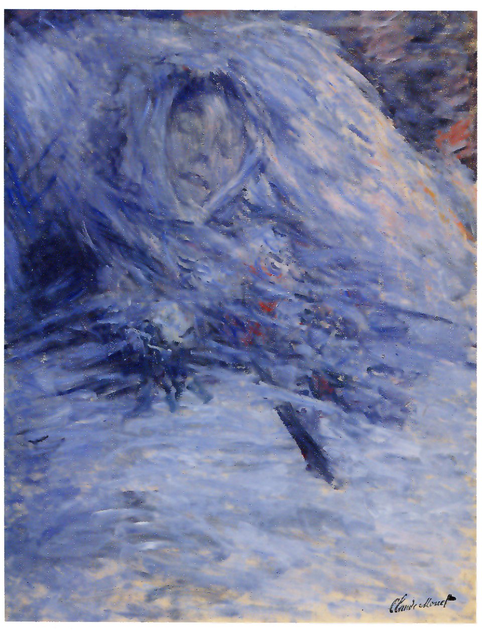 Camille Monet on her deathbed av Claude Monet