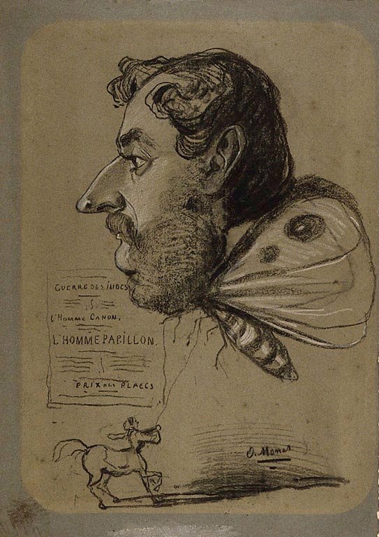Caricature of Jules Didier av Claude Monet