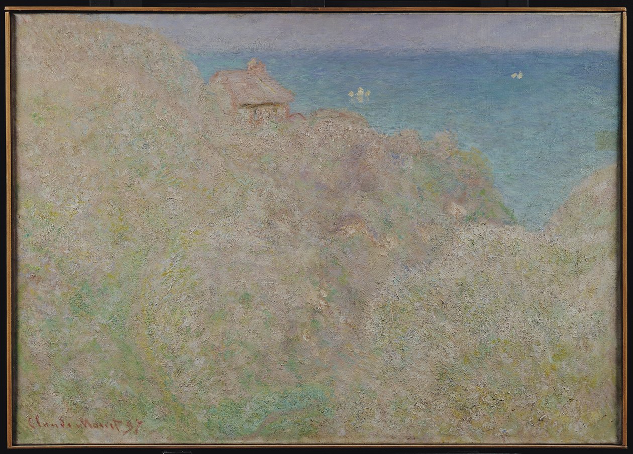 Klipporna vid Varengeville, 1897 av Claude Monet