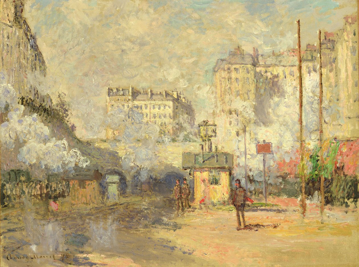 Stationen Saint Lazare, 1877 av Claude Monet