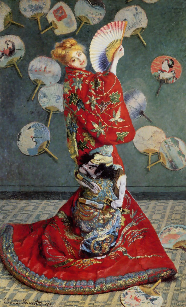 Japonaise av Claude Monet