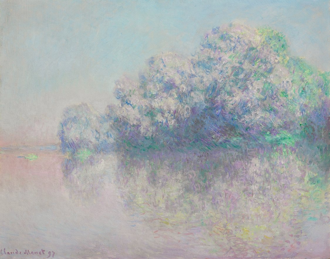 LIle aux Orties av Claude Monet