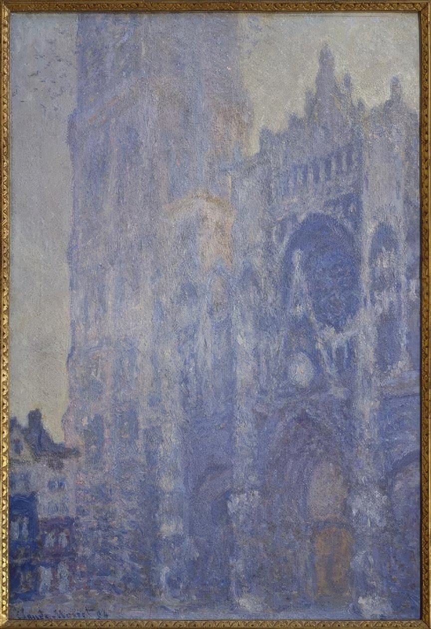 Rouens katedral. Portalen och Saint-Romain-tornet, av Claude Monet