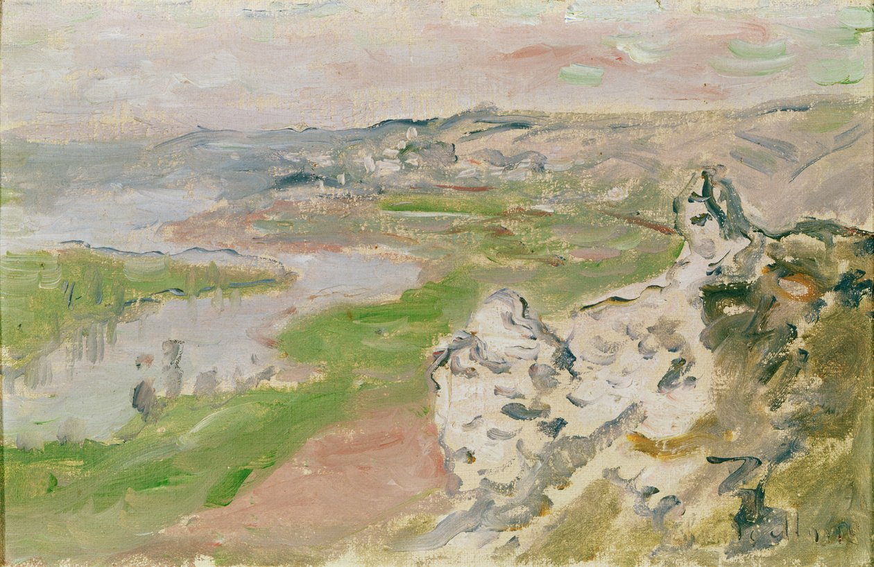 Le Cirque des Céteaux, Seine sett från Chantemerles höjder, 1881 av Claude Monet