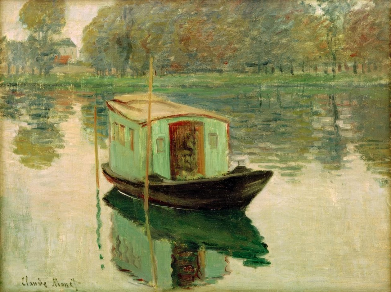Verkstadsbåten av Claude Monet