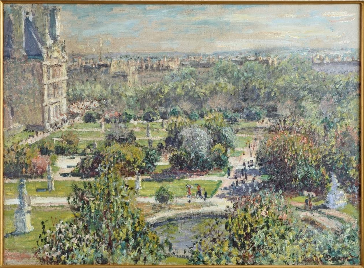 Tuilerierna av Claude Monet