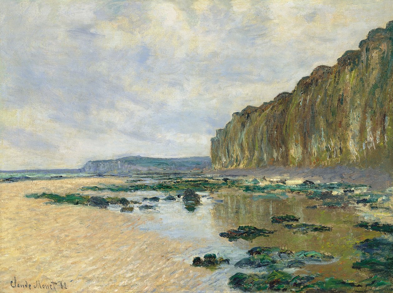Low Tide at Varengeville  av Claude Monet