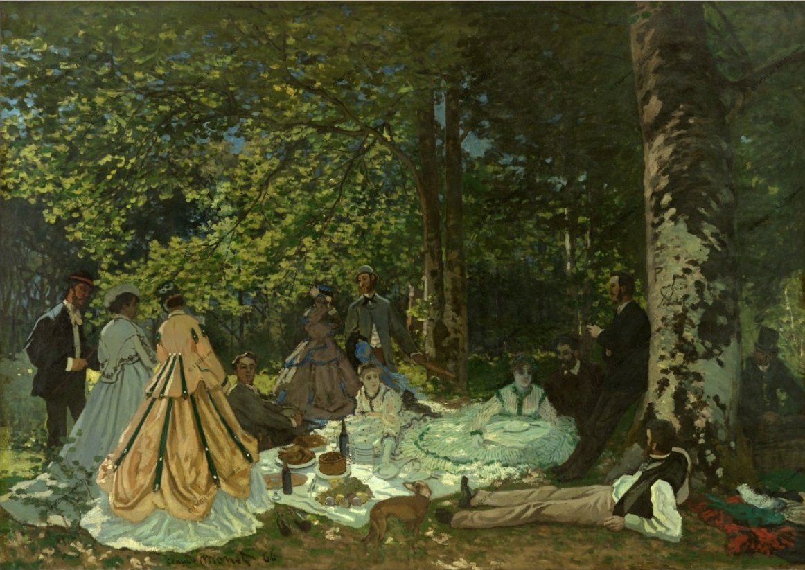 Luncheon on the Grass av Claude Monet